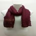 Designer Cotton Plain Women's Stole - Maroon